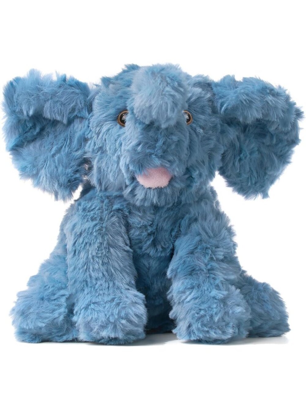 9" Blue Elephant Plush Stuffed Animal Cute Soft Floppy Cuddly Toy Gift